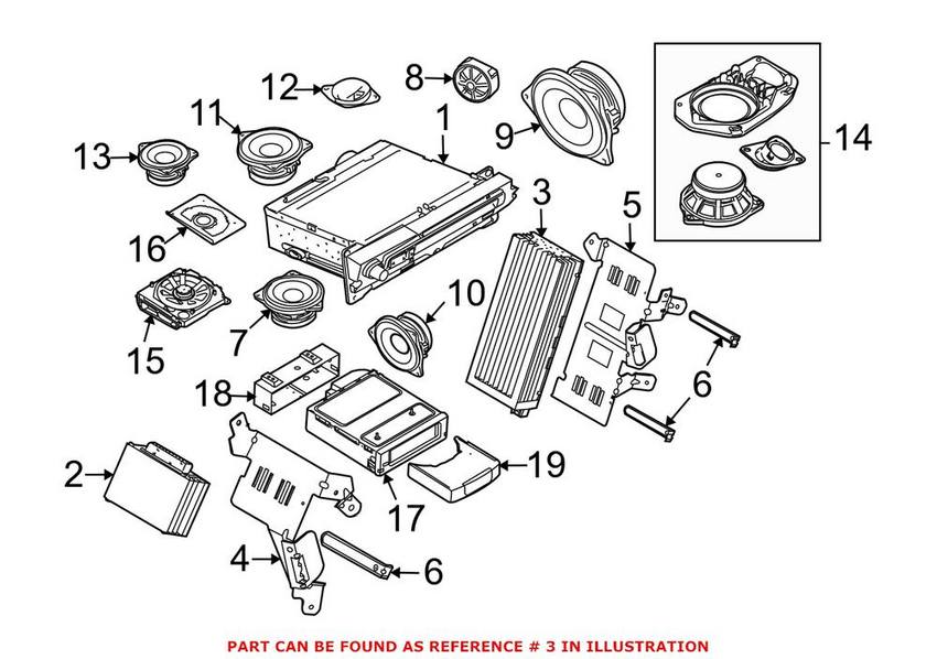 BMW Amplifier 65129181743